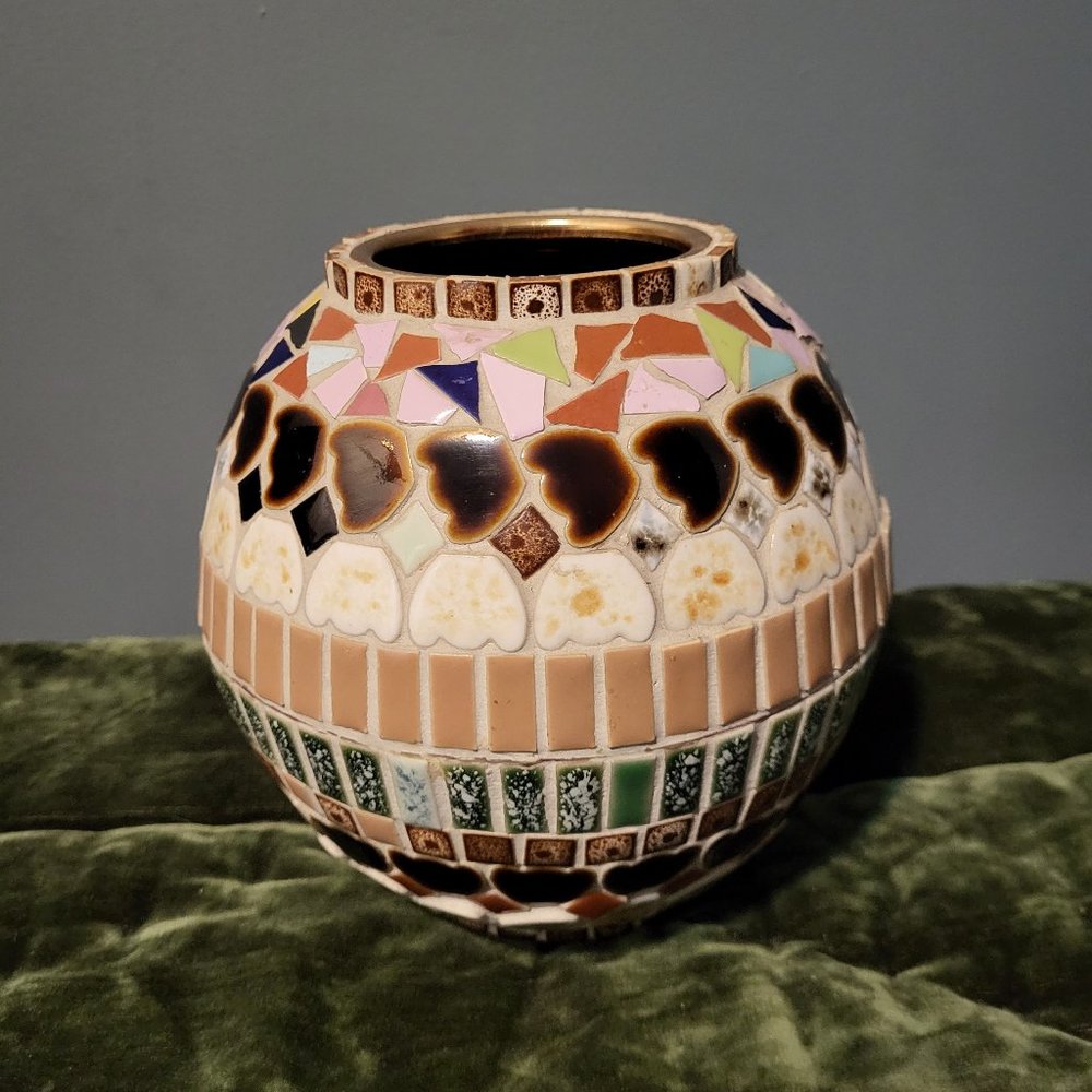Vintage Mosaic Brass decoration